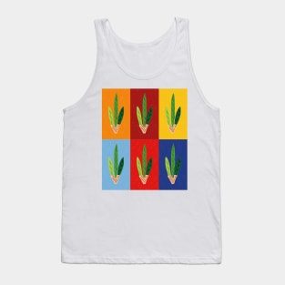 Lulav - Primary Tertiary Pop Art Grid Tank Top